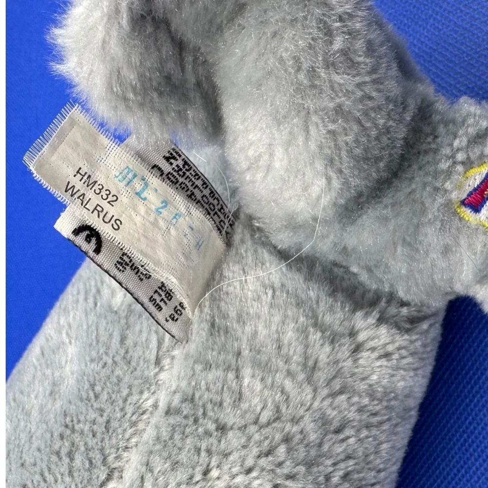 Ganz Webkinz Walrus HM332 Plush Grey Stuffed Animal NO CODE Collectible Toy Y2K‎